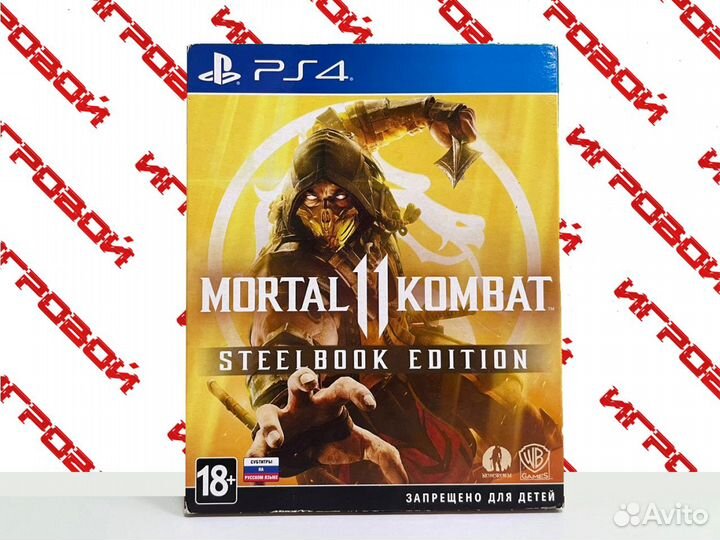 Игра Mortal Kombat 11 Steelbook PS4, Playstation 4