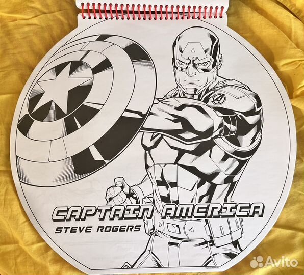 Раскраска Marvel Avengers Мстители