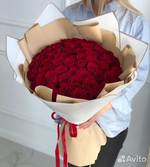 Букет из 51 розы