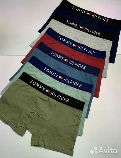 Трусы мужские боксеры 5+1 tommy hilfiger