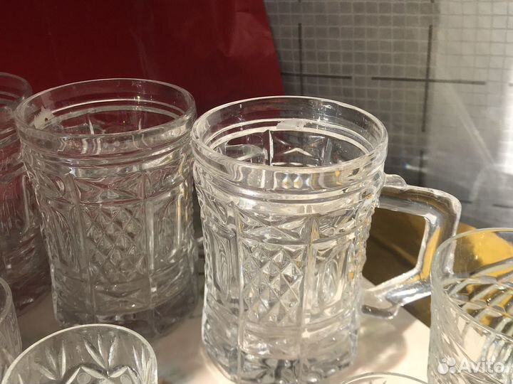 Хрусталь, марганцевый хрусталь. Винтаж