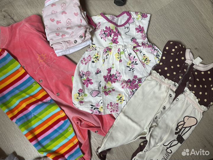 Пакет вещей 56-80 для девочки