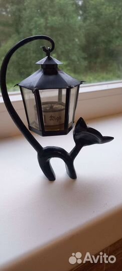 Сувенир СССР кот с термометром