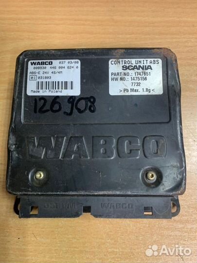 Блок управления ABS scania