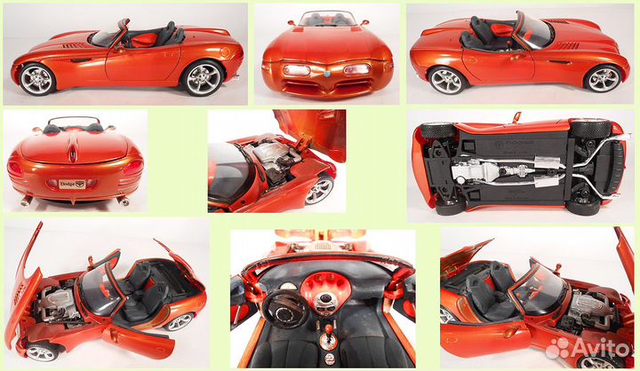 Машинки 1:18, 1:24 металл, литье. Из США