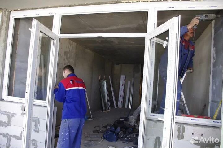 Пластиковые двери из пвх и Аl