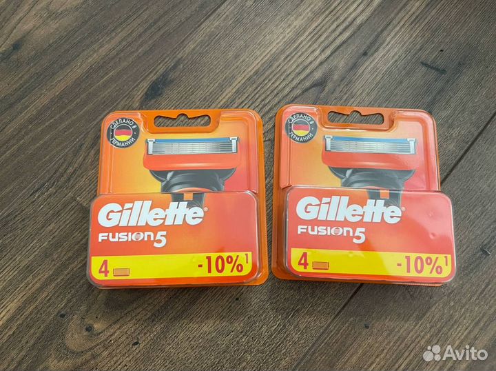 Сменные лезвия для бритья Gillette Fusion 5 4 шт