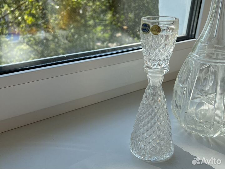 Графин и кувшин из хрусталя СССР