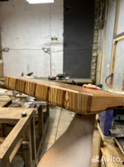 Доска кухонная торцевая разделочная и для подачи