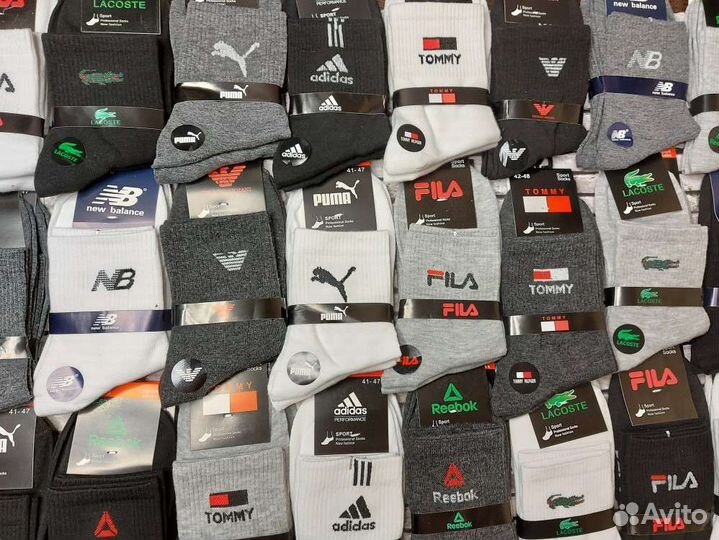 Носки Nike Adidas Puma Reebok