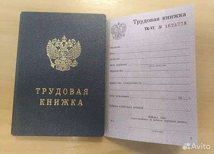 Трудовая книжка ТК 6