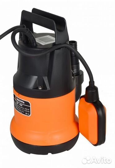 Дренажный насос для чистой воды Вихрь дн-400