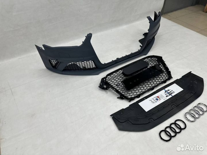 Бампер RS рестайлинг Audi A4 B8