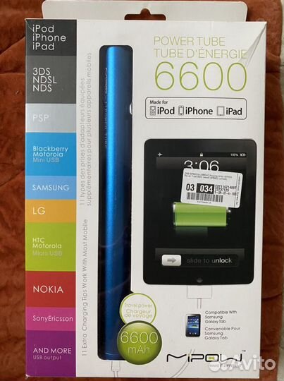 Батарея Power tube 6600 мАч