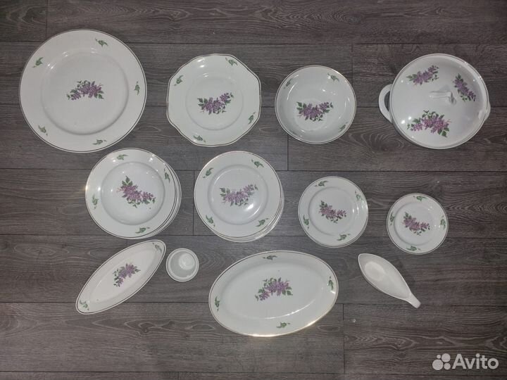 Набор столовой посуды Сирень Дулево