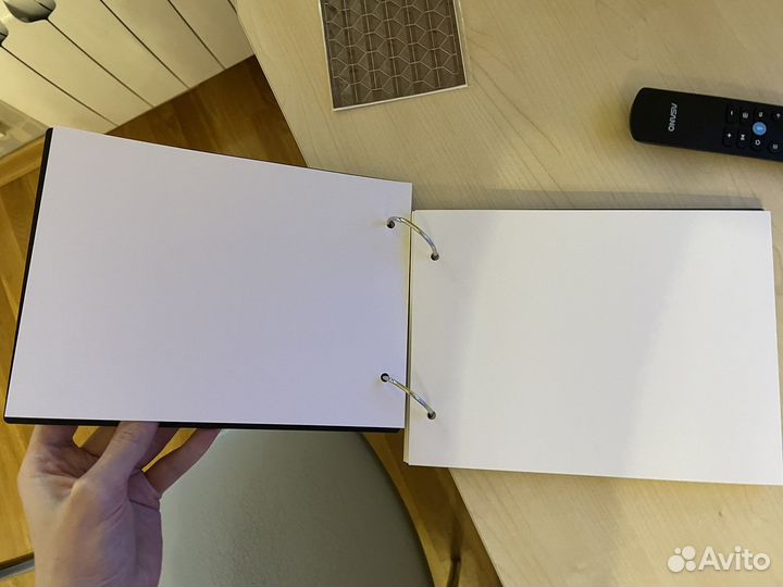 Фотоальбом крафтовый на кольцах