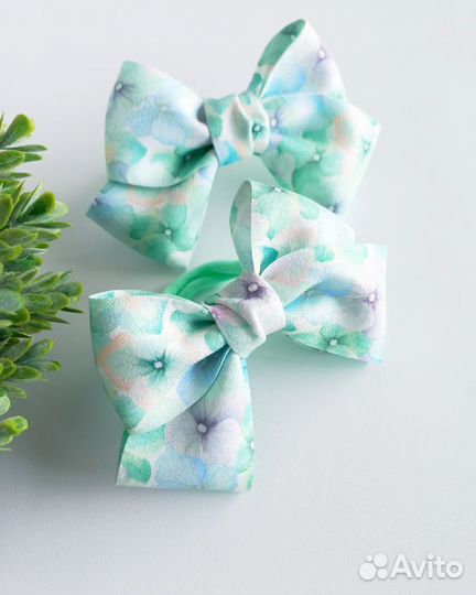 Бантики для волос ручной работы