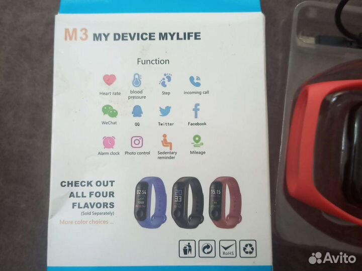 Фитнес браслет Intelligence M3