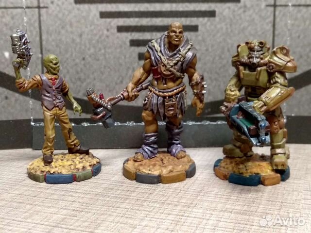 Fallout настольная игра. Покрас миниатюр