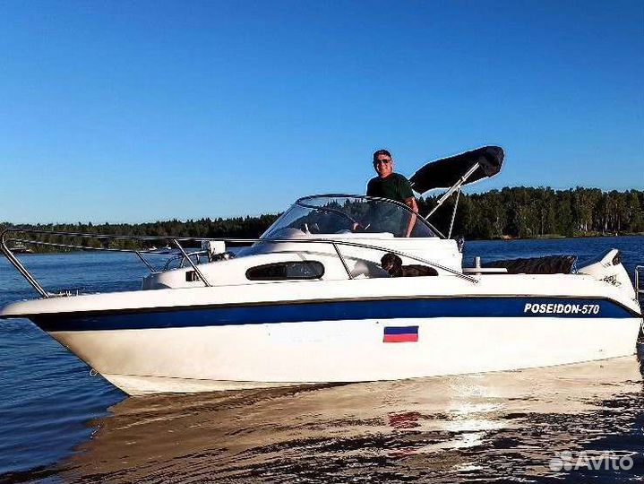 Аренда катера с капитаном, прогулка на катере