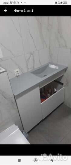 Тумба для ванной + столешница