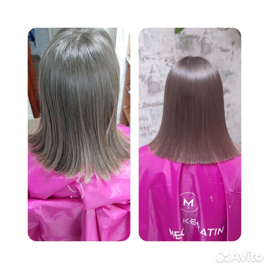 Кератиновое выпрямление волос, нанопластика