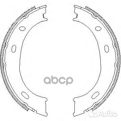 4710.01 колодки барабанные ручника MB Sprint