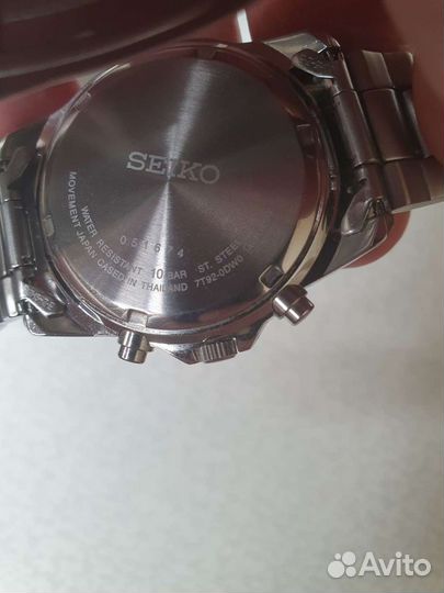 Часы Seiko chronograph Blue