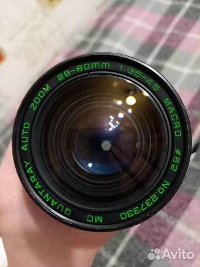 Объектив Quantaray 28-80 mm Auto Zoom Macro