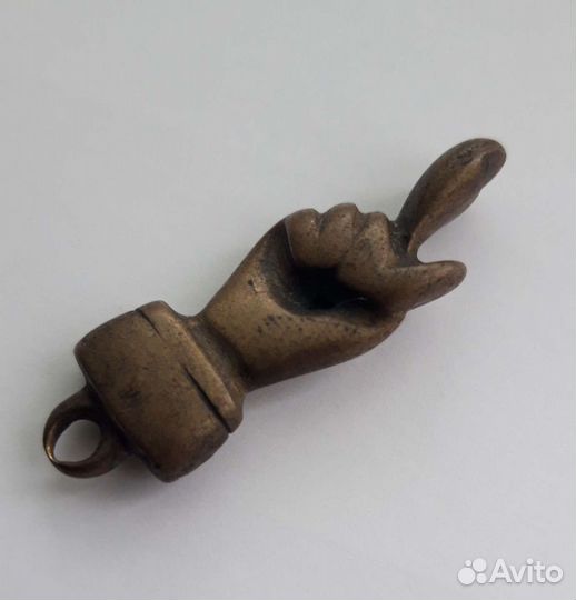 Брелок фига/дуля/кукиш раритет