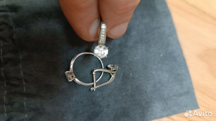 Набор украшений серебро