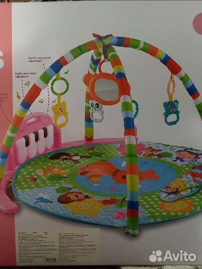 Развивающий коврик с пианино