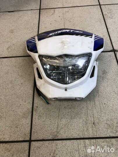 Пластик фары с фарой Progasi Smart 150