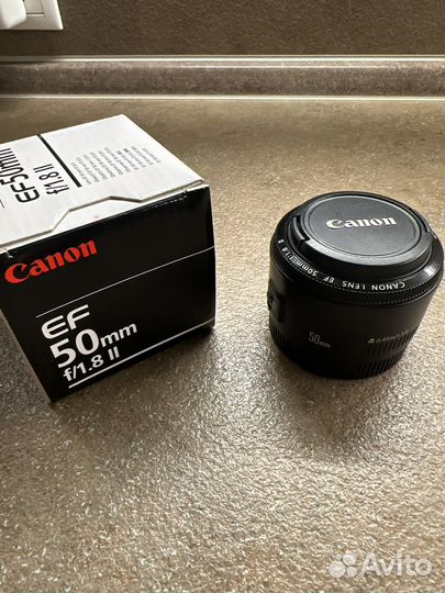 Объектив canon ef 50mm f 1.8 ii