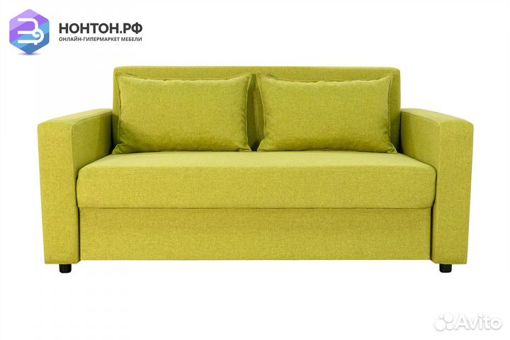 Диван еврокнижка Алекс 1 оливковый