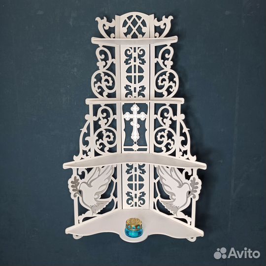 Полка для икон Иконостас Модель 148 Красный угол 2