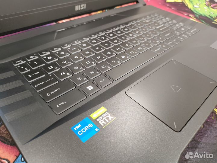 Ноутбук MSI PulseGL76/SSD512Gb RTX3050/17.3FHD 144