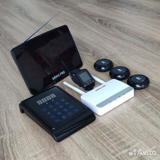 Кнопка вызова официанта,часы, табло, пульт, репите