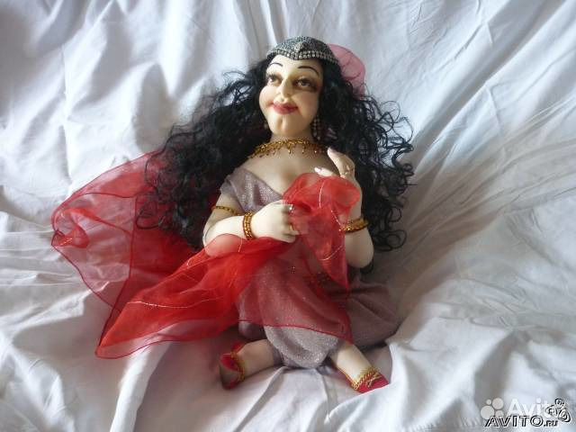 Авторская кукла работы Галины Волковой