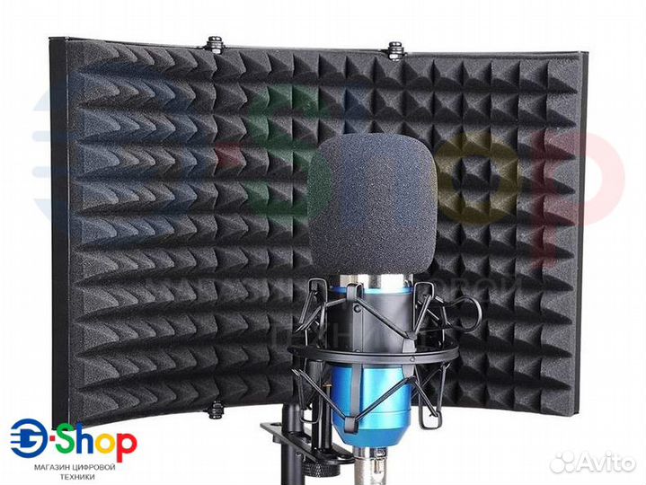 Акустический экран для микрофона 45x30см