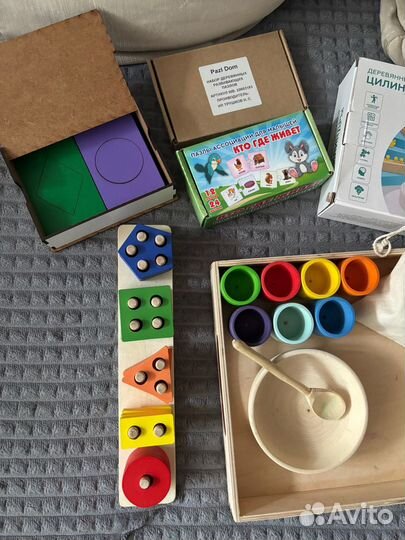 Развивающие игры пакетом для малышей
