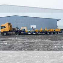 Трал низкорамный, перевозка негабаритных грузов, Челябинск