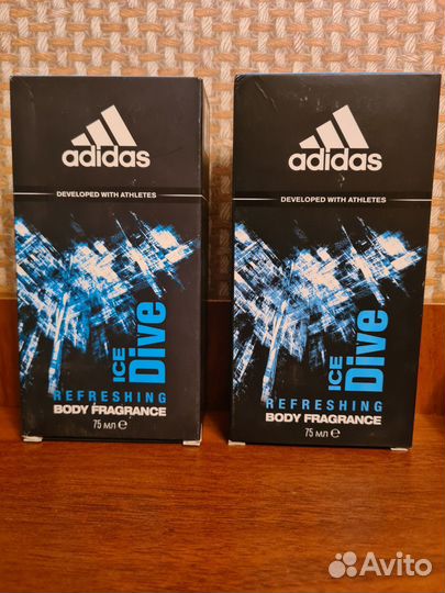 Парфюмерная вода мужская adidas Ice Dive, 75мл