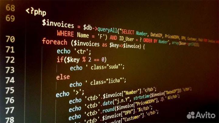 Программист php, javascript, mysql, css, html