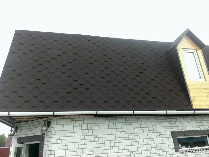 Монтаж фасада, кровельные работы, водосток