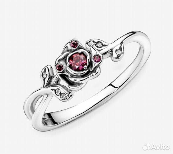 Кольцо pandora disney Красавица и чудовище