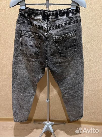 Джинсы бананы мужские