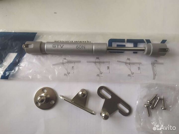 Газлифт мебельный GTV N60