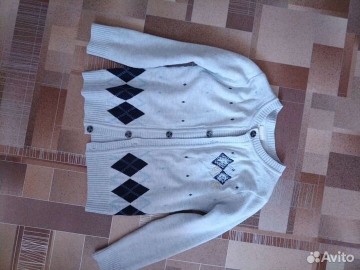 Кардиган на мальчика, б/у, р. 100
