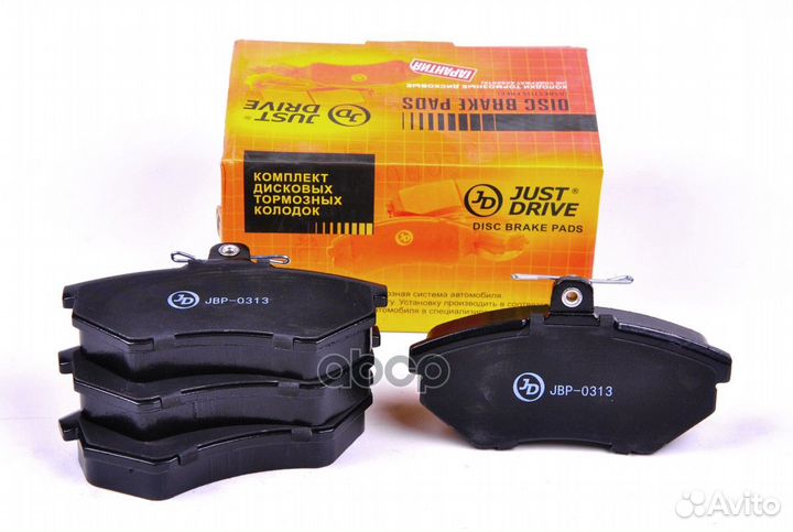 Колодки тормозные, передние GDB826 JBP0313 Just